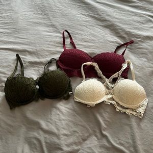 34B LACE PUSH UP BRA BUNDLE!